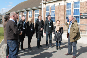  UAL students with David Wardill