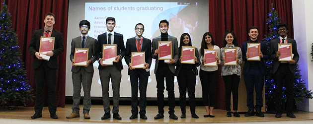 Career Ready students with their certificates