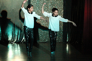 Dancers performing
