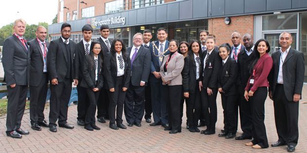 BT mentors, students and guest at launch