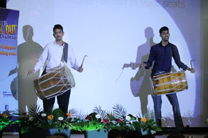 Fabian & Gurdeep entertain the audiencs