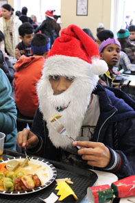 Santa at Lunch