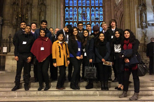 Students at the Houses of Parliament