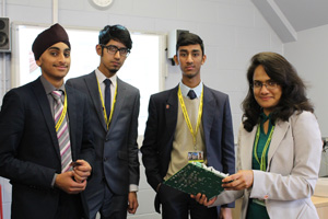 Nita with Year 12 students