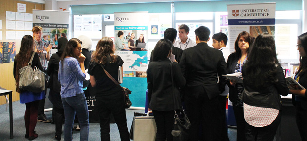 Exeter & Cambridge Universities talk to students & parents