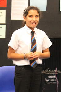 Roop performs Nughty from Matilda