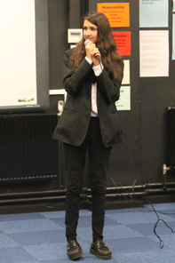 Anisha singing I'm not that Girl from Wicked