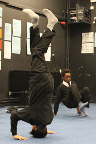 Headstand in Singin in the Rain